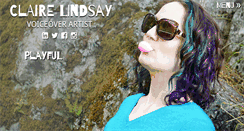 Desktop Screenshot of clairelindsay.com